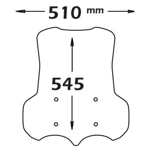 Parabrisas alto guzzi v85tt 19-22 Â· 3